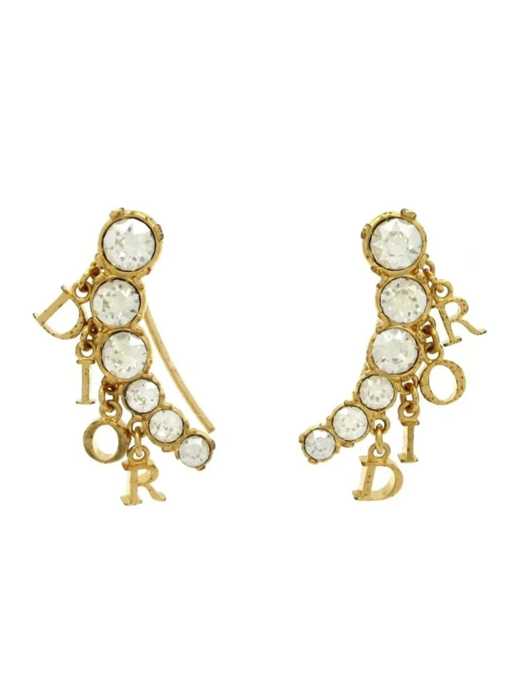 Dior Earrings Dio(r)evolution Gold Clear